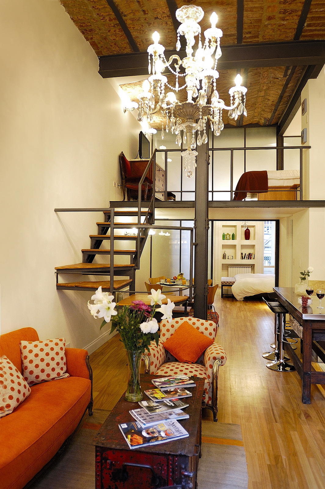 Two Bedroom double height ceiling